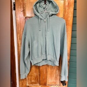 Aritzia Women's Green Hoodie